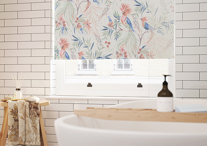 Birds of Paradise, Cream - Twist&Fit Roller Blind - Image 5